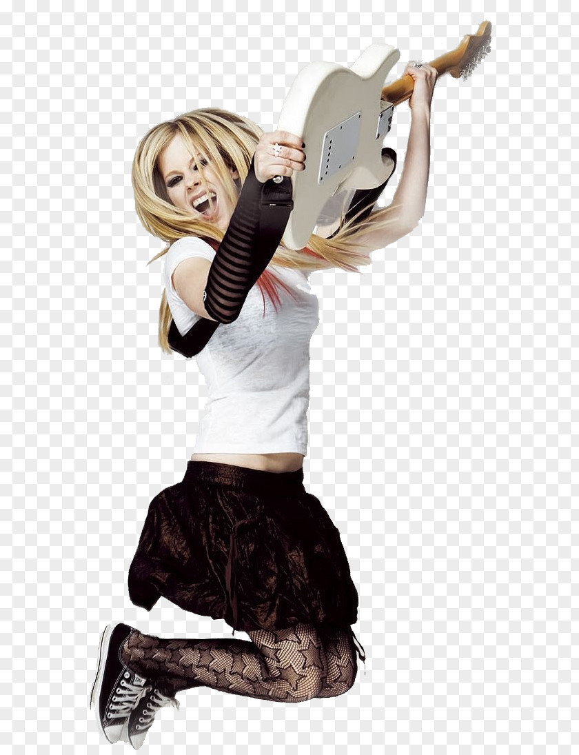 Avril Lavigne Fender Telecaster Celebrity Guitarist PNG
