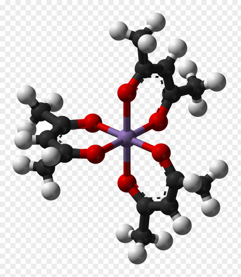 Chromium Atom Model Metal Acetylacetonates Acetylacetone Ligand Coordination Complex Chromium(III) Acetylacetonate PNG
