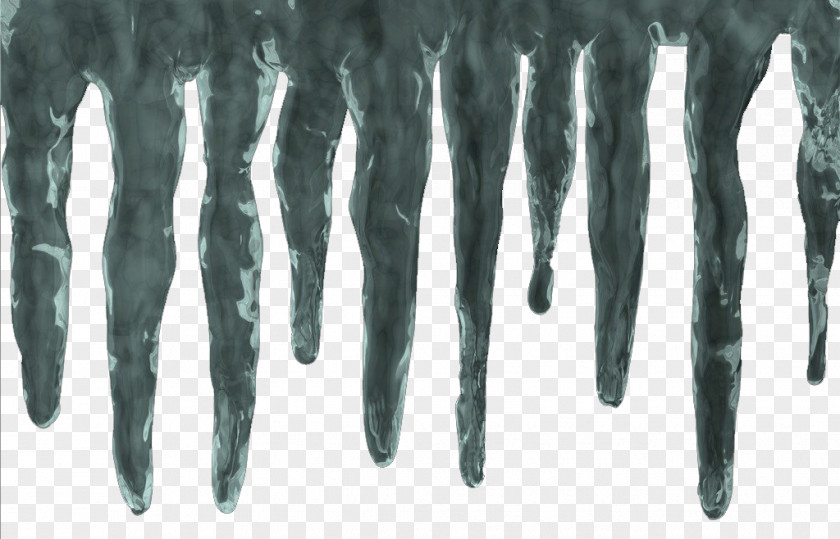 Green Icicle Ice Icon PNG