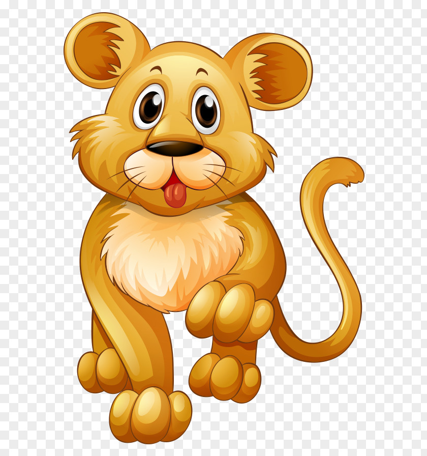 Hand-painted Cartoon Cute Dog Lion Giraffe Royalty-free Illustration PNG