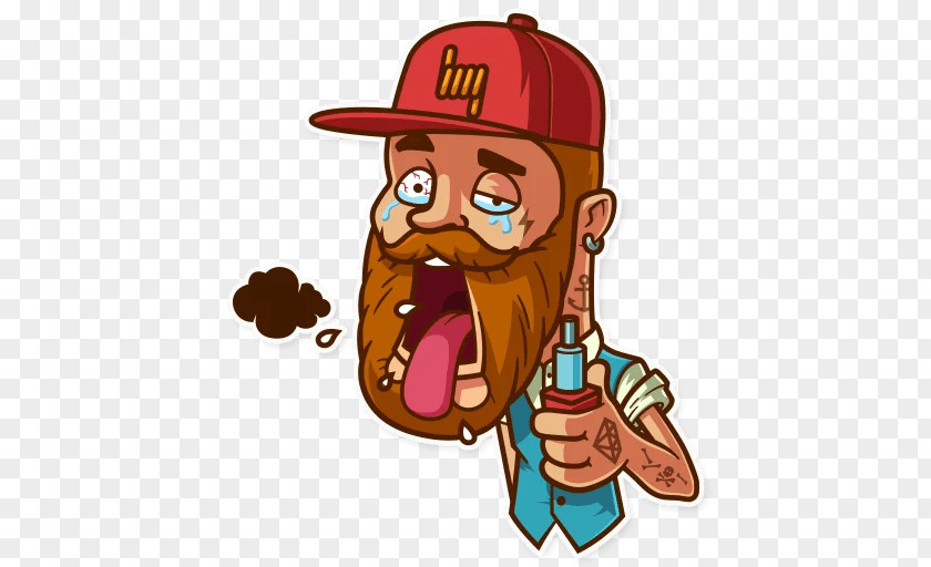 Vape Homme Vaporiseur Sticker Illustration Clip Art Telegram PNG