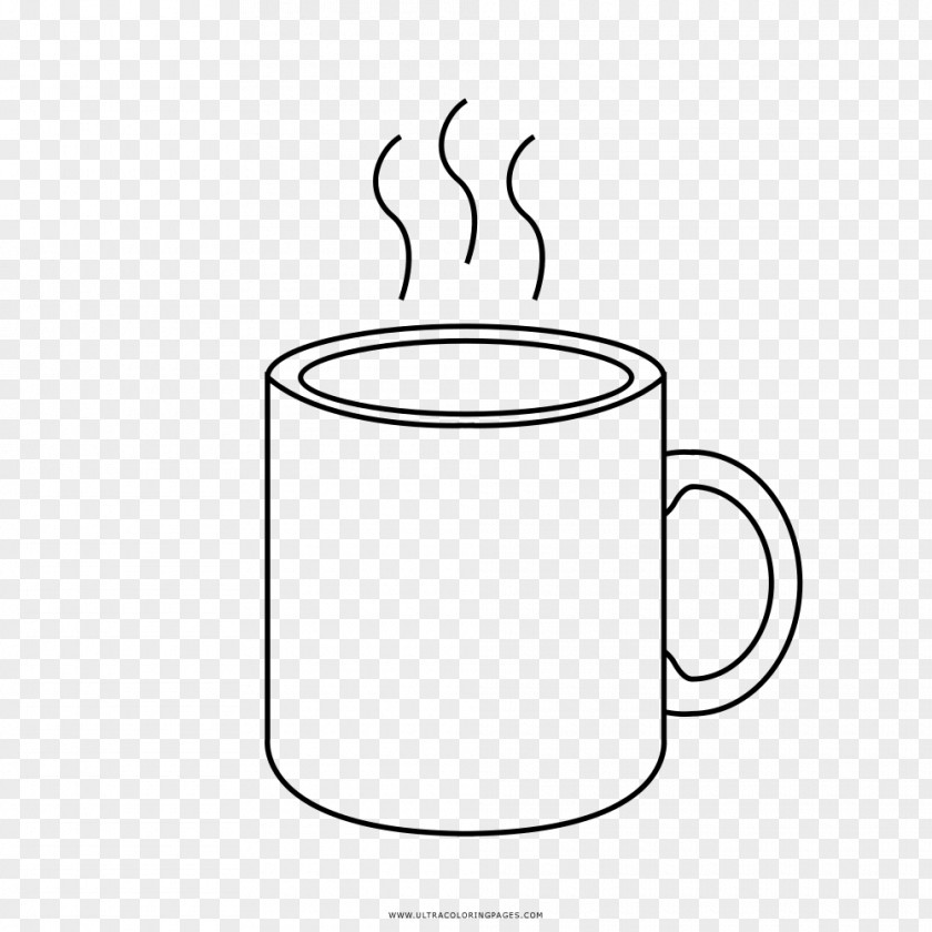 Coffee Draw Cup Mug White Clip Art PNG