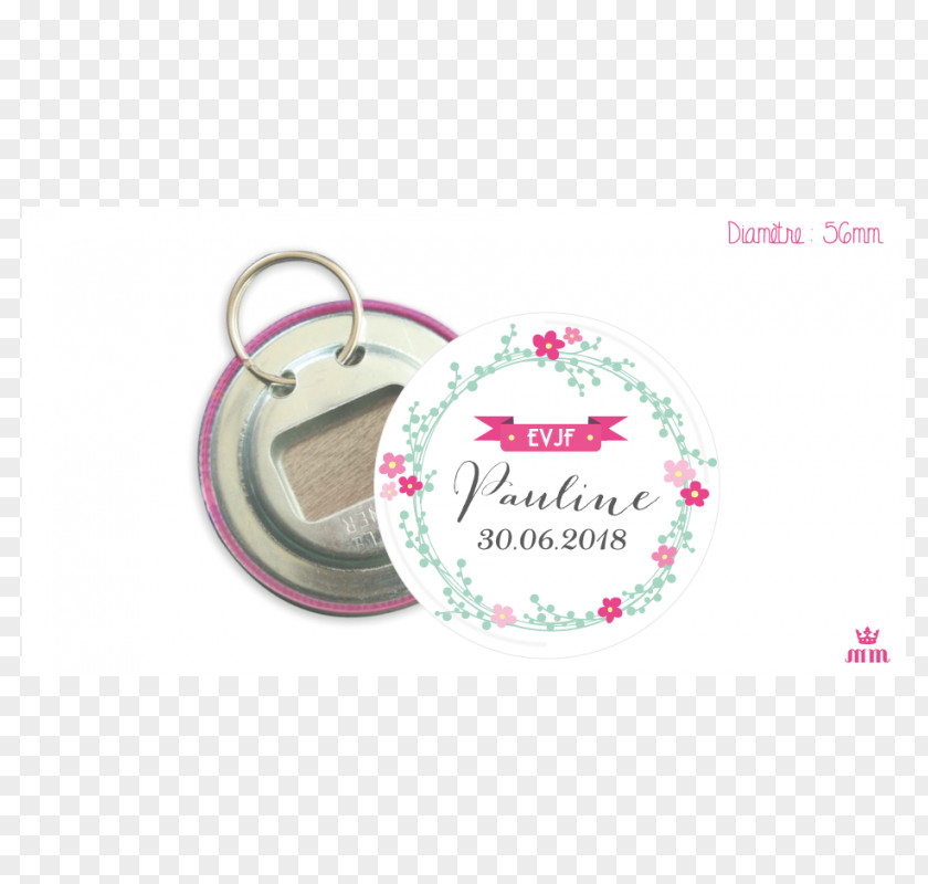 Couronne De Fleur Key Chains Pink M RTV Font PNG