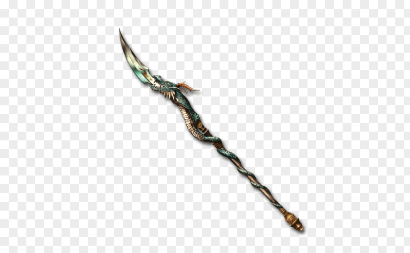 Spear Granblue Fantasy Weapon Hoko Yari Azure Dragon PNG