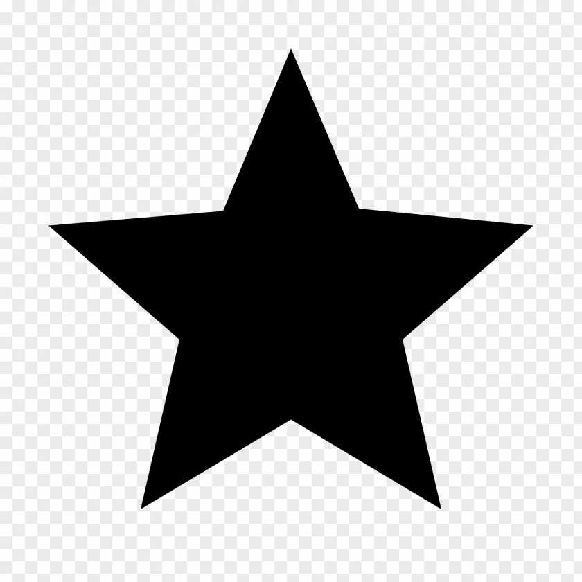 Star Sticker Blackstar Clip Art PNG