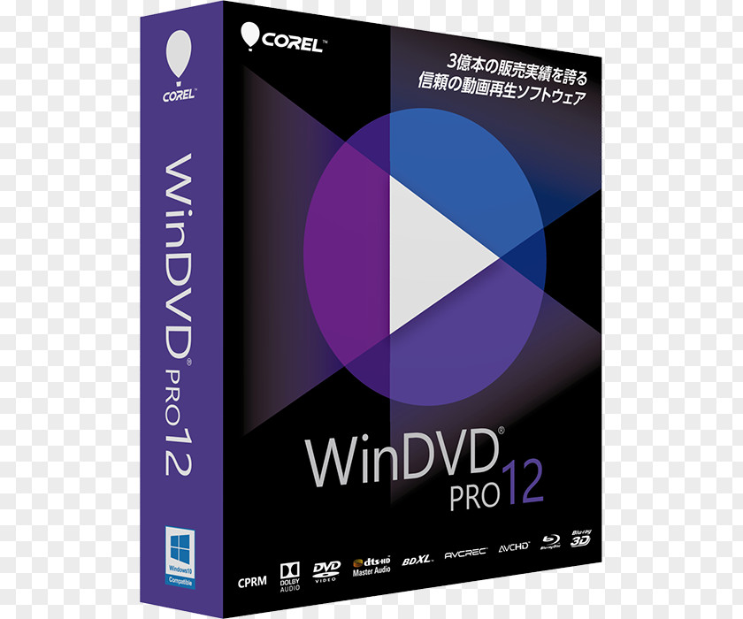 WinDVD Blu-ray Disc Computer Software Corel DVD-Video PNG