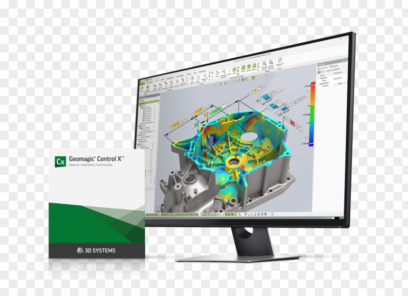 3dma Renderings Computer Monitors Geomagic Software 3D Scanner Graphics PNG