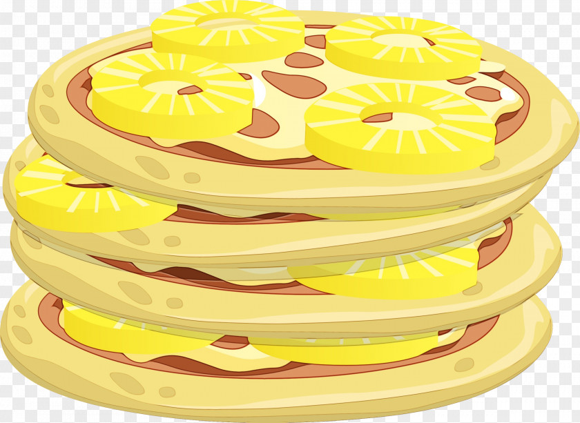 Cake Stand Yellow Fruit PNG