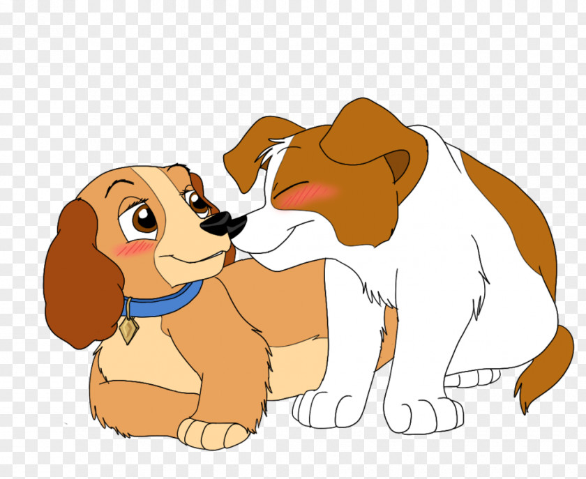 Chasing Love Eskimo Kissing The Tramp Beagle PNG