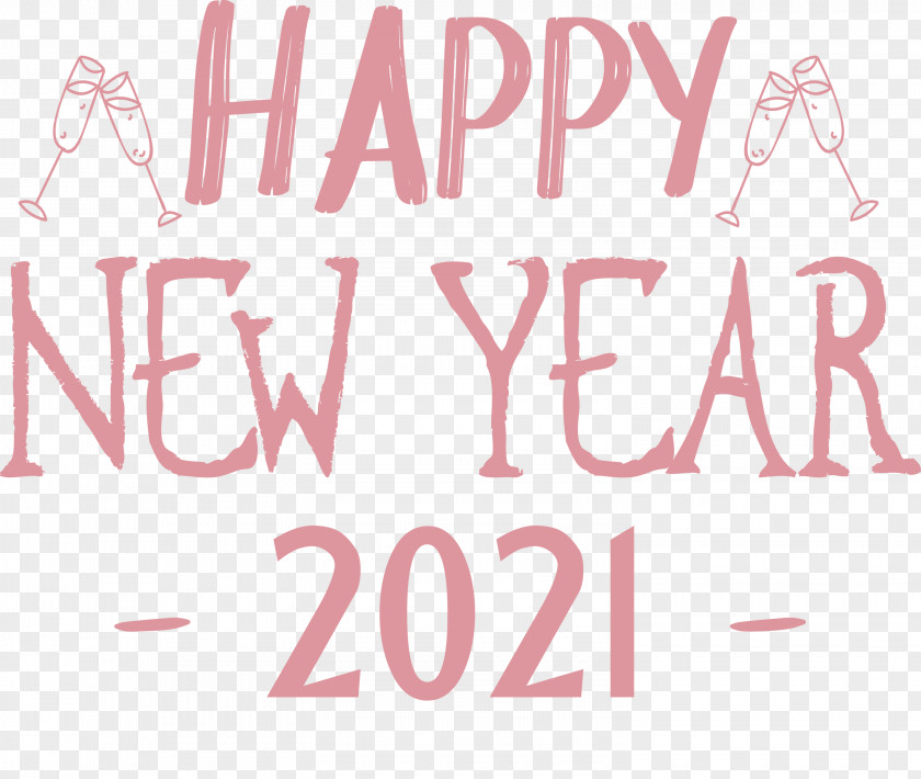 Happy New Year 2021 PNG