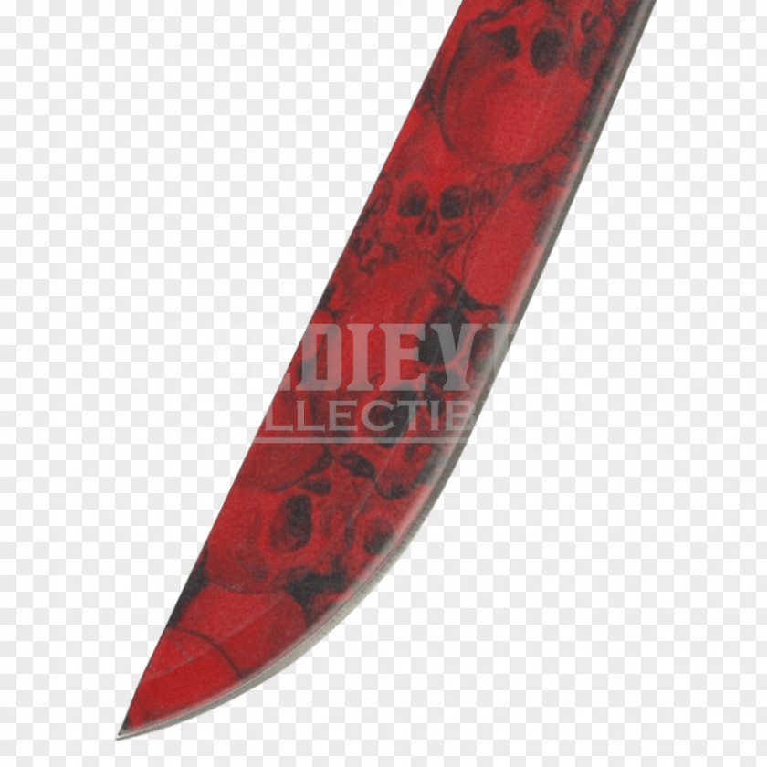 Knife Combat MC MT Blade Red Skull PNG