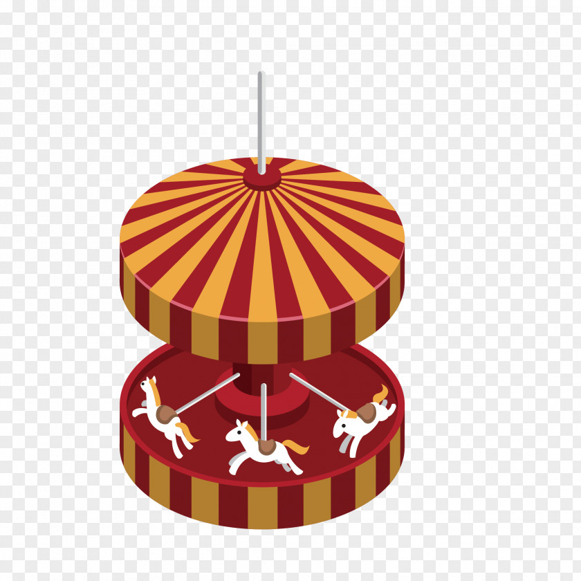 Amusement Carousel Vector Graphics Three-dimensional Space Euclidean Image PNG