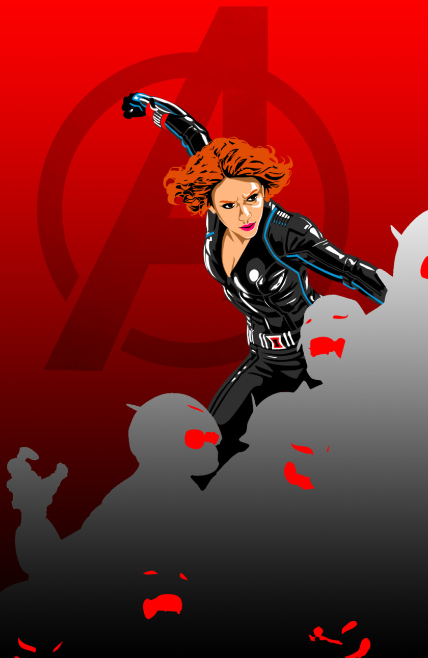 Black Widow Captain America Poster Art Marvel Comics PNG