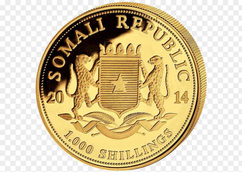 Coin Gold Somalia Krugerrand PNG