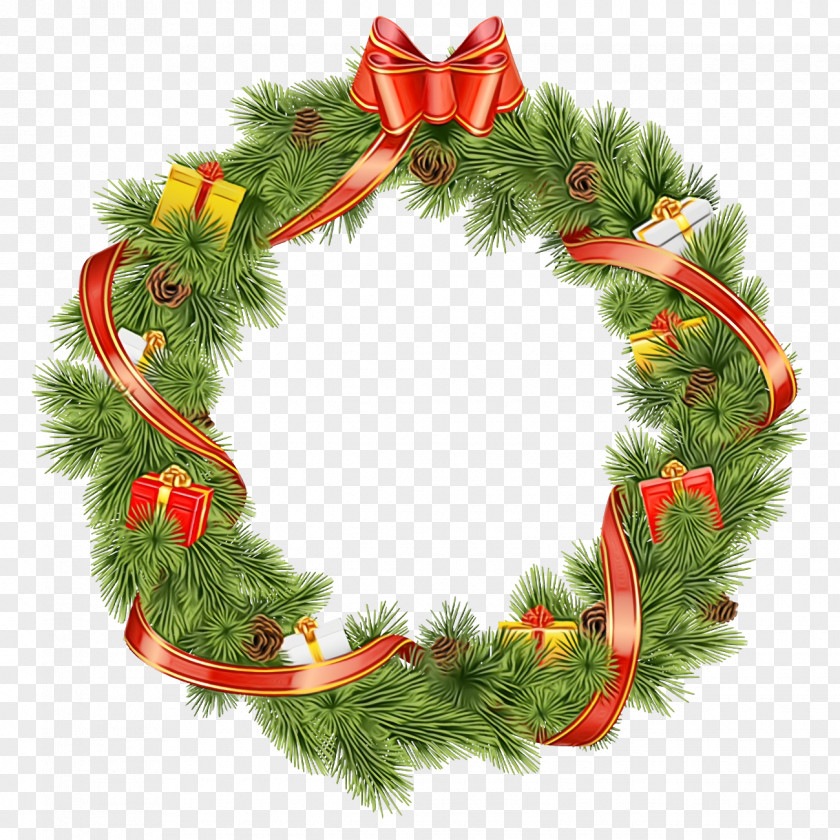 Fir Pine Family Christmas Decoration PNG