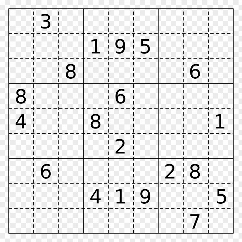 Killer Sudoku Riddle Logic Puzzle For Kids PNG