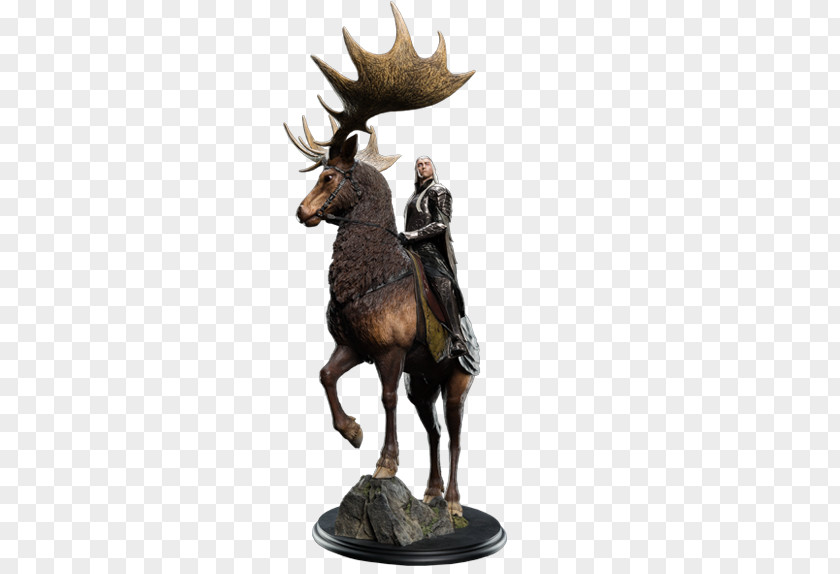 Reindeer Bronze Sculpture San Diego Comic-Con Thranduil Statue PNG
