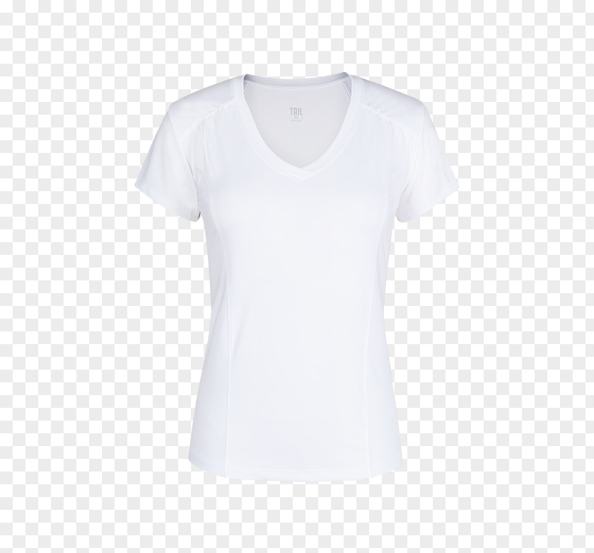 White Short Sleeves T-shirt Sleeve Neck PNG