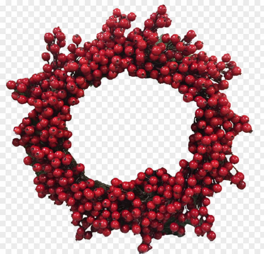 Wreath Christmas Red Clip Art PNG