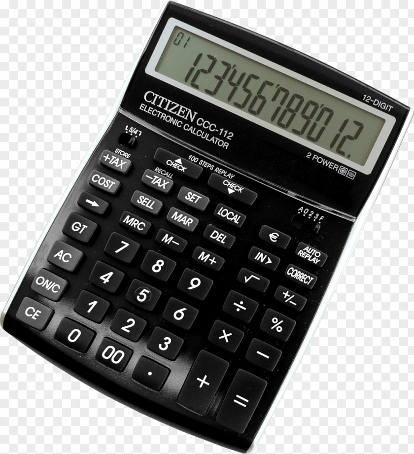 Calculator Amazon.com Casio DJ-120D Office Supplies PNG