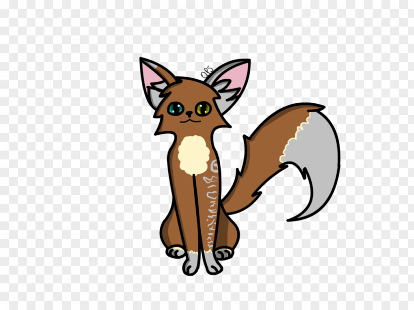Cat Whiskers Red Fox Character Clip Art PNG