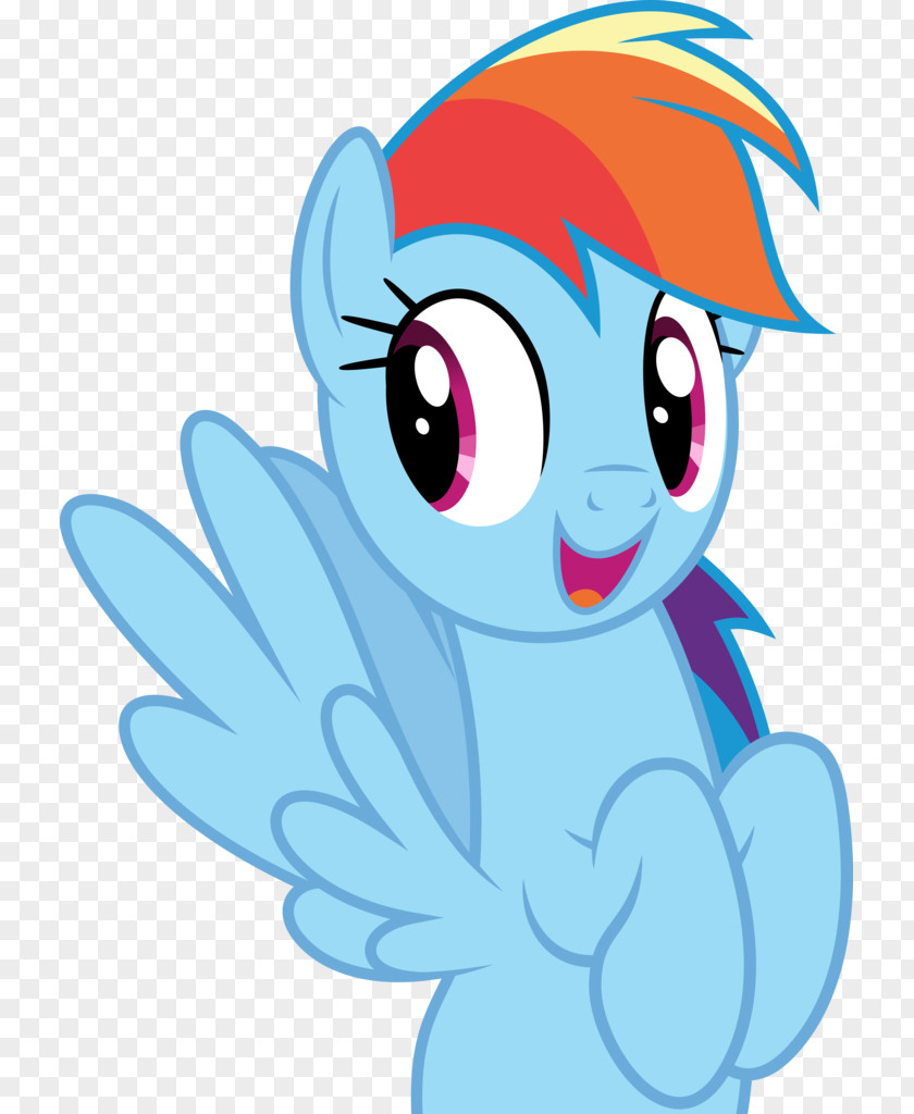 Light Rainbow Dash Clip Art PNG