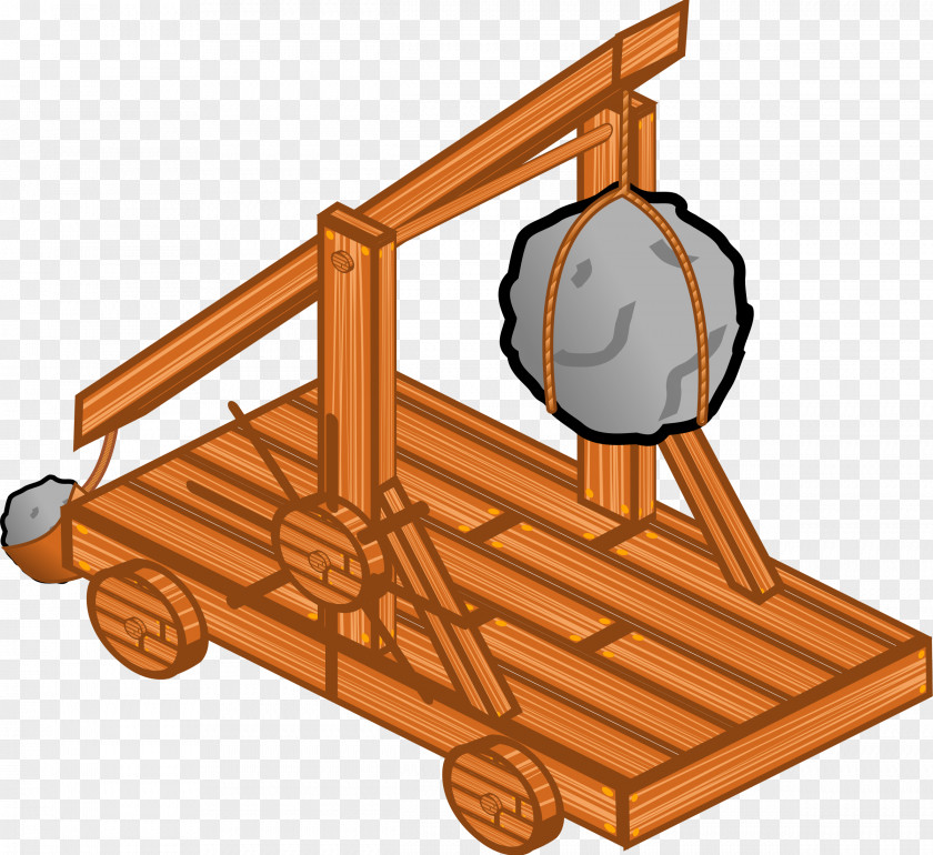 Middle Ages Catapult Ballista Clip Art PNG