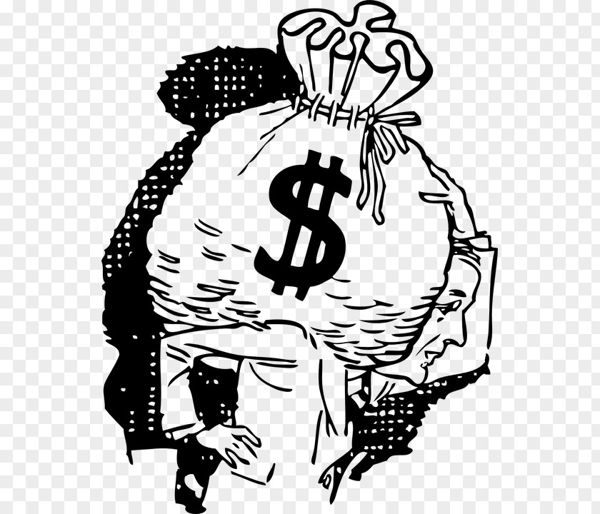 Money Bag Finance Clip Art PNG