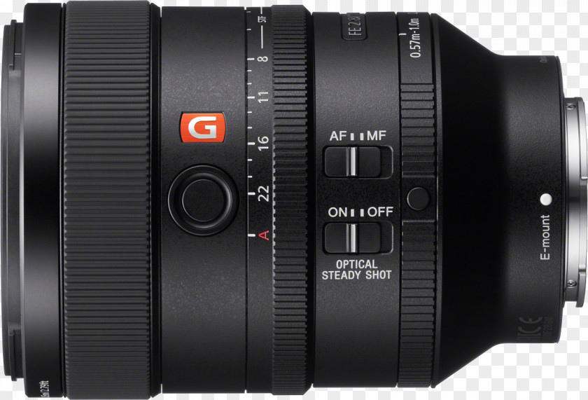 Sony FE 100mm F2.8 STF GM OSS Camera Lens Smooth Trans Focus E-mount PNG
