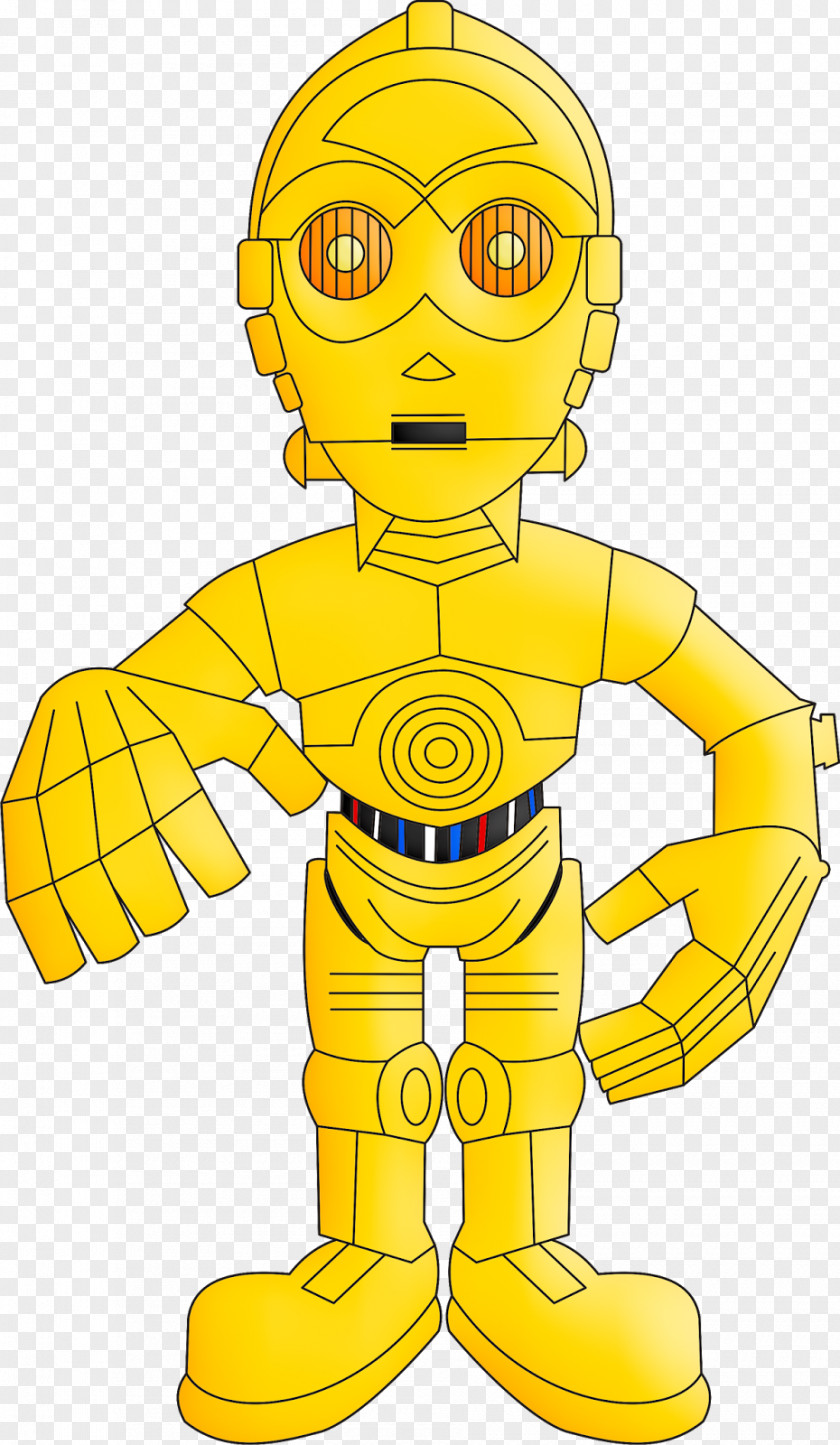 Star Wars C-3PO Drawing Clip Art PNG