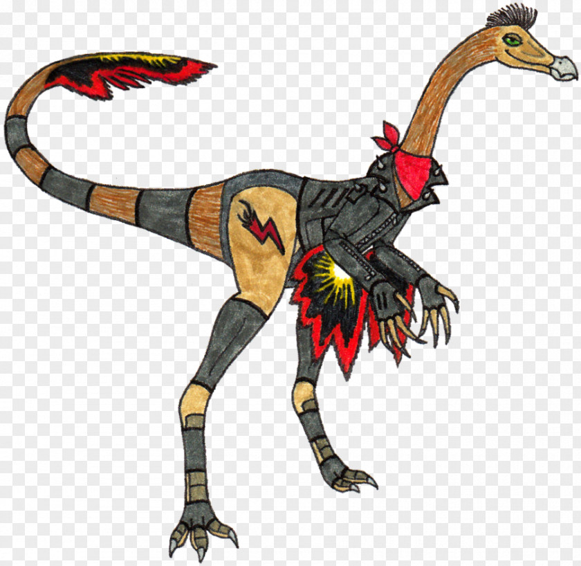 Struthiomimus Velociraptor Character Fiction PNG