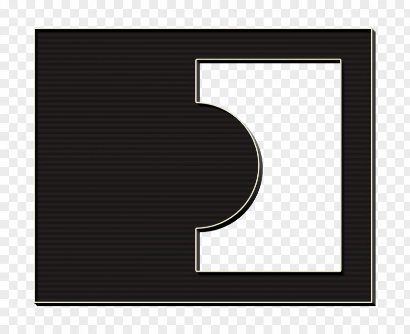 Symbol Rectangle Background Black Frame PNG