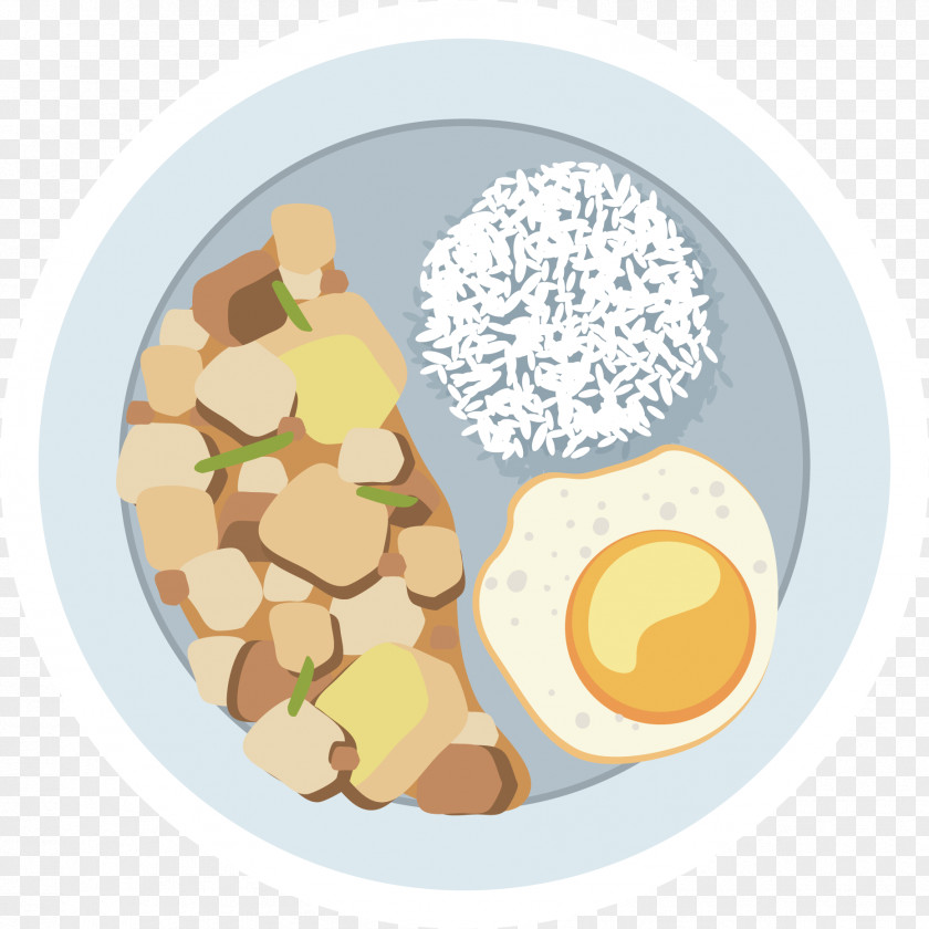 Fried Eggs Rice And Vegetable Roll Omelette Cuisine PNG