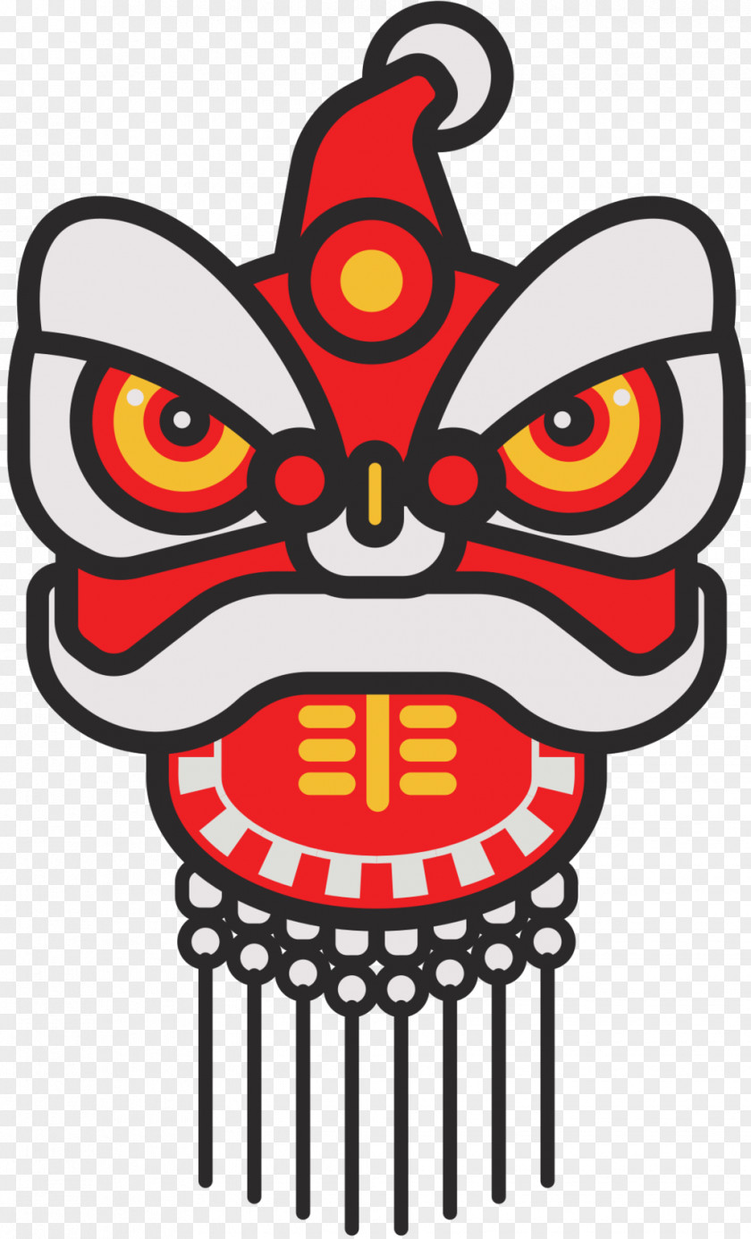 Lion Dance Vector Graphics Chinese New Year PNG