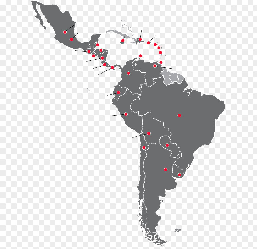 Map Latin America South Linguistic Language PNG