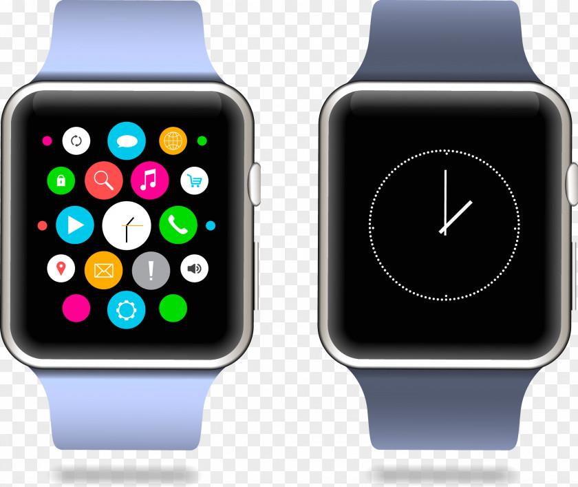 Vector Realistic Smart Watch Apple Smartwatch PNG