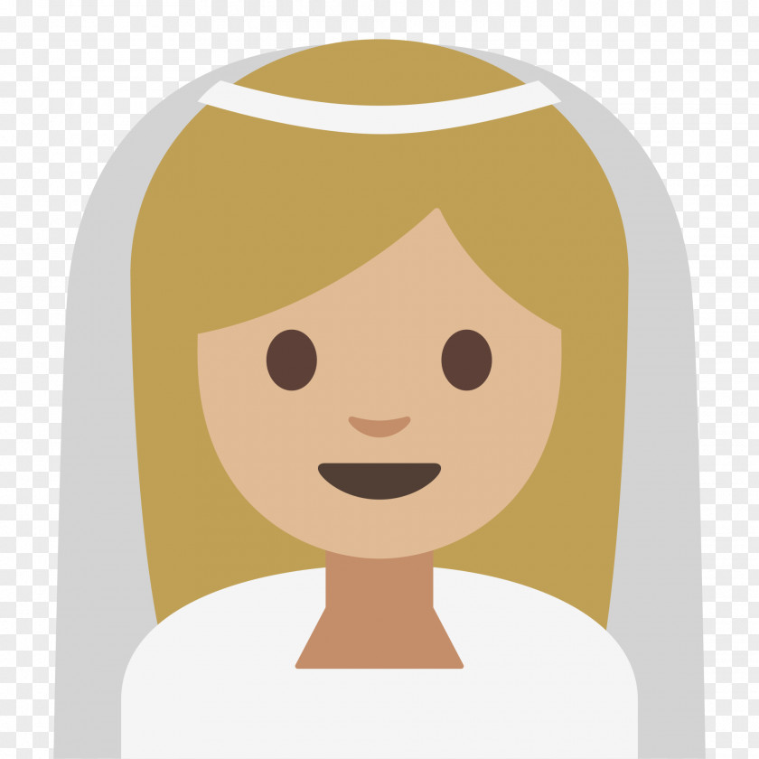 IDEA Veil Human Skin Color Bride Emoji PNG