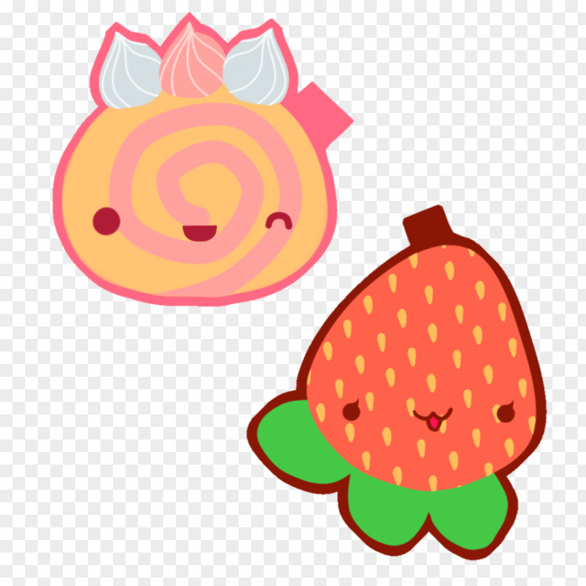 Kawaii Strawberry Kavaii Clip Art PNG