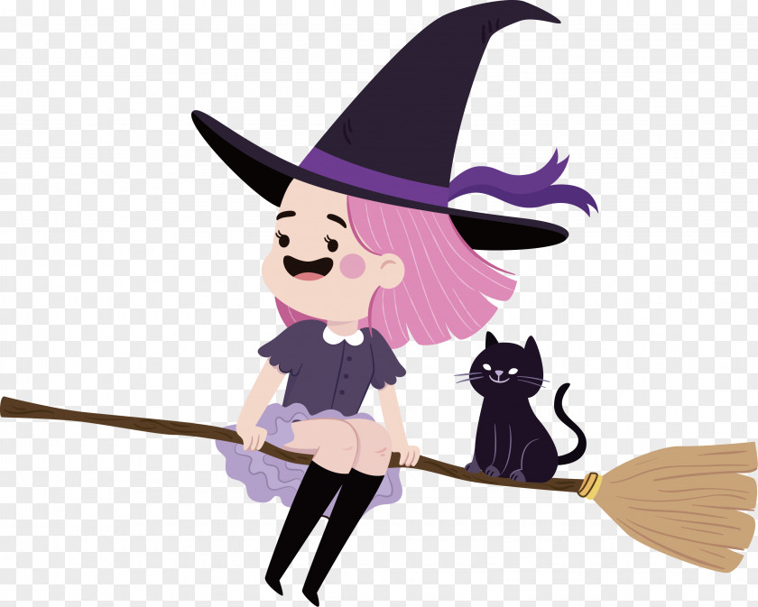 Lovely Little Witch Boszorkxe1ny Clip Art PNG