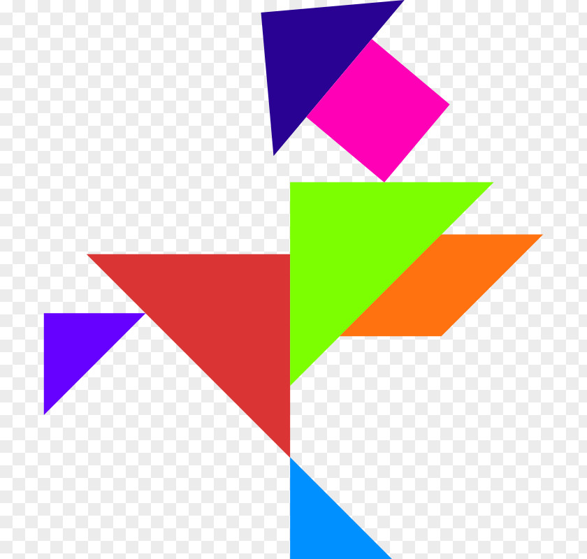 Colors Clipart Jigsaw Puzzles Tangram Clip Art PNG