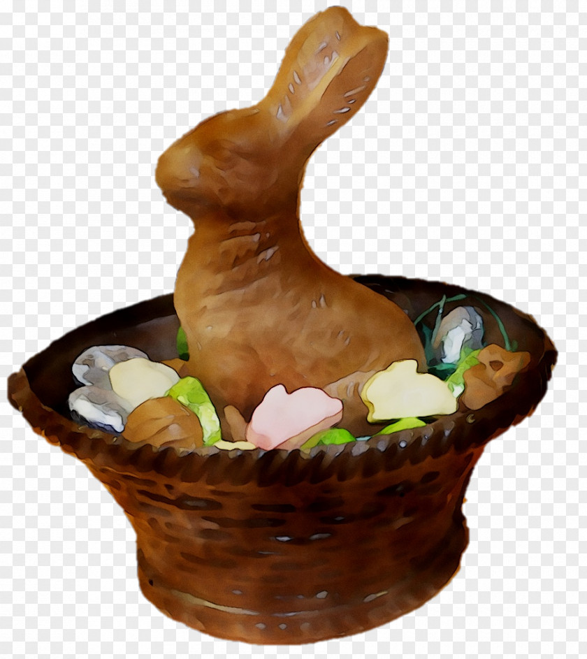 Easter Bunny Chocolate Basket PNG