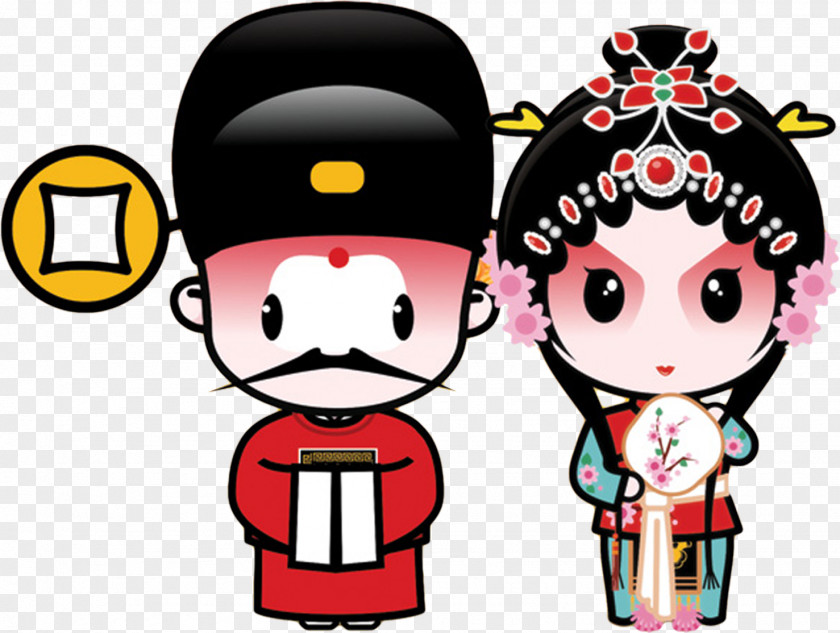 Peking Opera Legend Of The White Snake Cartoon Q-version PNG