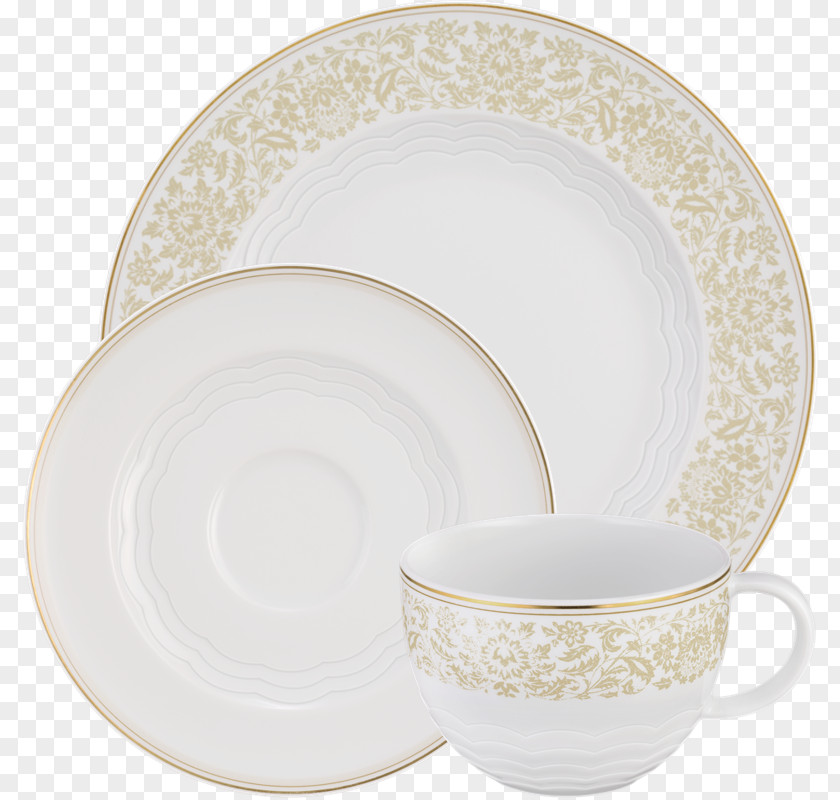 Rose Lines Tableware Saucer Plate Porcelain PNG