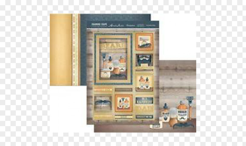 Barber Shop Artwork Hunkydory Crafts Charming Chaps A4 Topper Set Picture Frames Product Image PNG