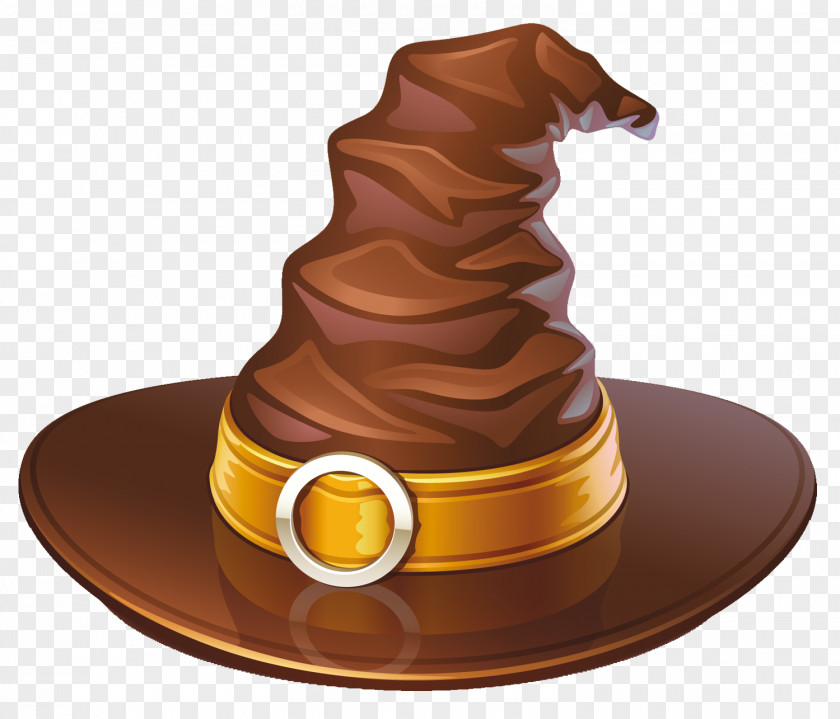 Brown Witch Hat Clipart Halloween Clip Art PNG