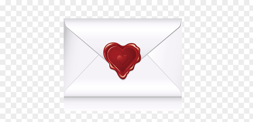 Envelope Love Heart Font PNG