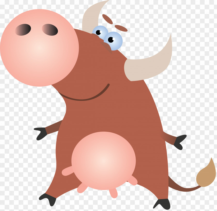 Pig Taurine Cattle Clip Art PNG