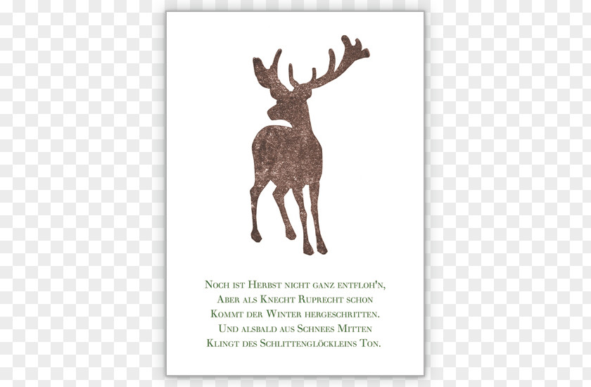 Reindeer Greeting & Note Cards Antler Christmas Card PNG