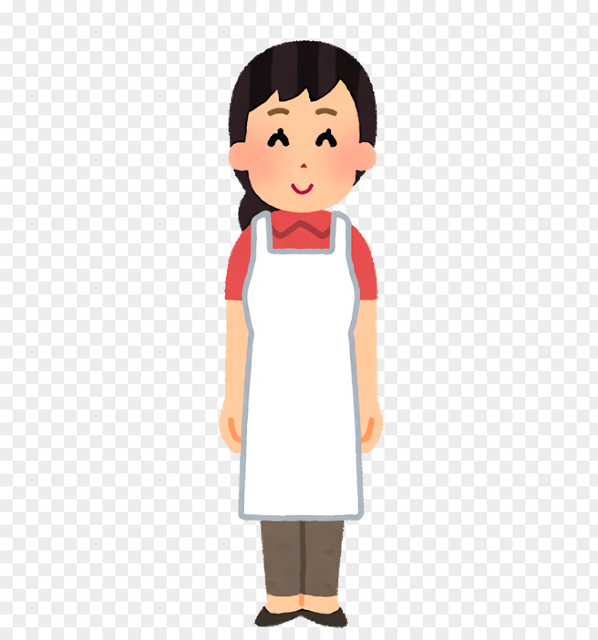 Cartoon Child Animation Gesture Black Hair PNG