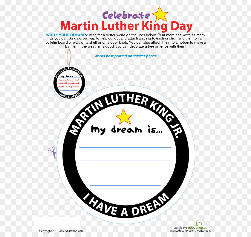 Martin Luther King Jr I Have A Dream Jr. Day Education Elementary School PNG